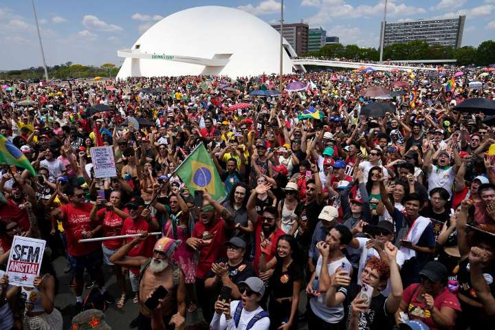 Protestas en Brasil contra posible amnistía a Bolsonaro