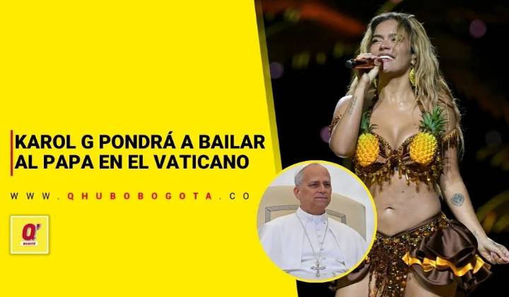 Karol G pondrá a bailar al papa en el Vaticano