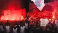 "Arequipa es crema": el tremendo banderazo de los hinchas de Universitario antes de duelo ante Melgar [FOTOS]