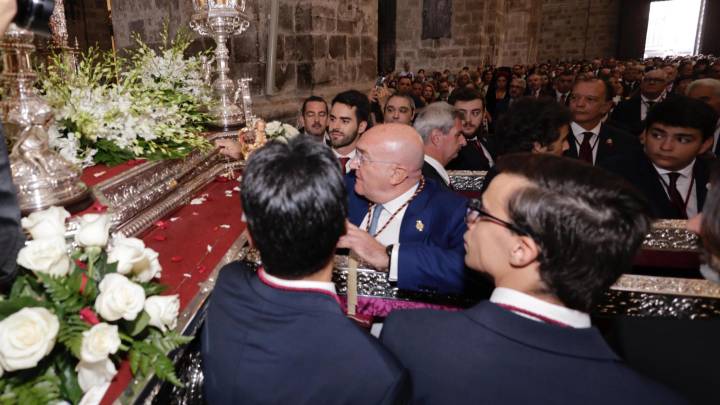 Carnero pide a la patrona de Valladolid "paz en el mundo" y acabar con la "lacra" de la soledad no deseada