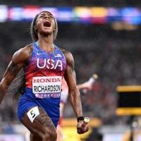 Jefferson-Wooden completes world sprint treble with US relay win