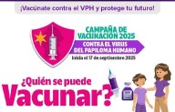 Arranca el 17 de septiembre vacunación contra el VPH en Coahuila
