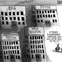 Editorial Cartoon: Shutdown?
