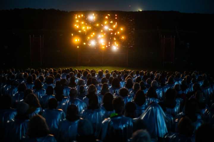 Firebird, a dazzling light show with 500+ recycled car taillights, is coming to Governors Island this weekend