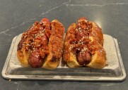 Pat Bertoletti and John Carruthers get glizzy at the next Foodball
