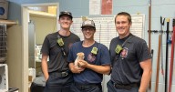Chattanooga firefighters check on cat they rescued from fire