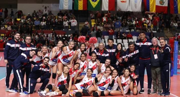 Medalla de Bronce: Perú logró tercer lugar en Sudamericano de Vóley Sub 17 tras vencer a Chile