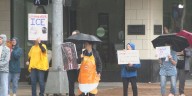 Protesters descend on O Street in Lincoln targeting Trump Administration and billionaires