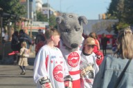 Soo Greyhounds host street party ahead of home opener: GALLERY