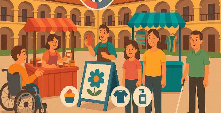 Mercadita “Talento sin Barreras” se instalará en el Clavijero este miércoles