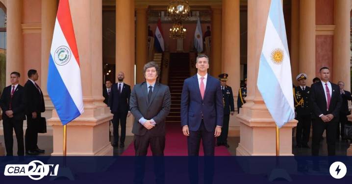 Milei se reunió con el mandatario paraguayo Santiago Peña tras la cumbre de la CPAC