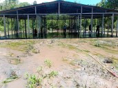 Recuperan centro educativo afectado por la crecida del río en El Crucero de Araguao