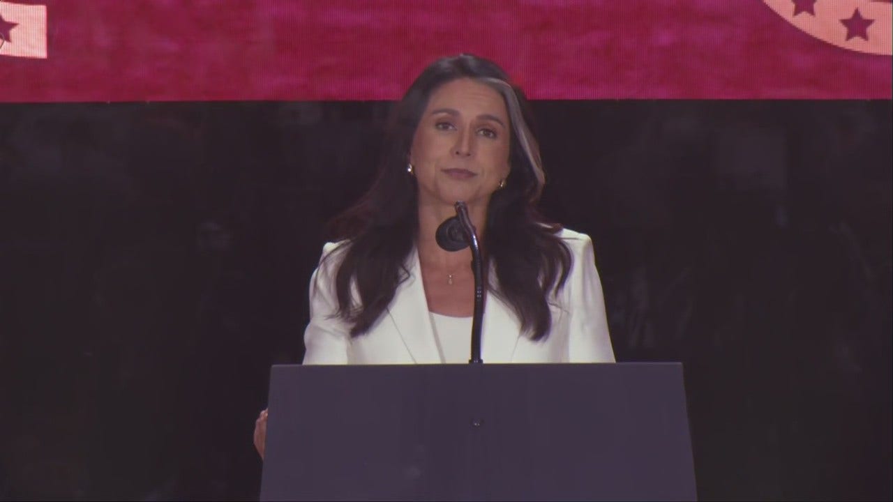 Tulsi Gabbard honors Charlie Kirk at funeral