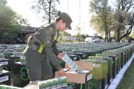 IMÁGENES! Impresionante secuestro de Gendarmería de 250 mil atados de cigarrillos