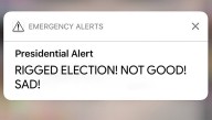 Trump Circumvents Twitter Ban With Emergency Alert System