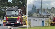 Huge fire breaks out at hospital with over 50 firefighters at scene