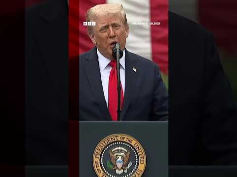 President Trump to award Charlie Kirk Medal of Freedom. #CharlieKirk #DonaldTrump #BBCNews