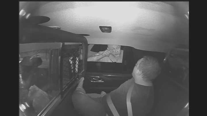 Caught On Camera: Spitting suspect triggers violent reaction from former Mustang police officer