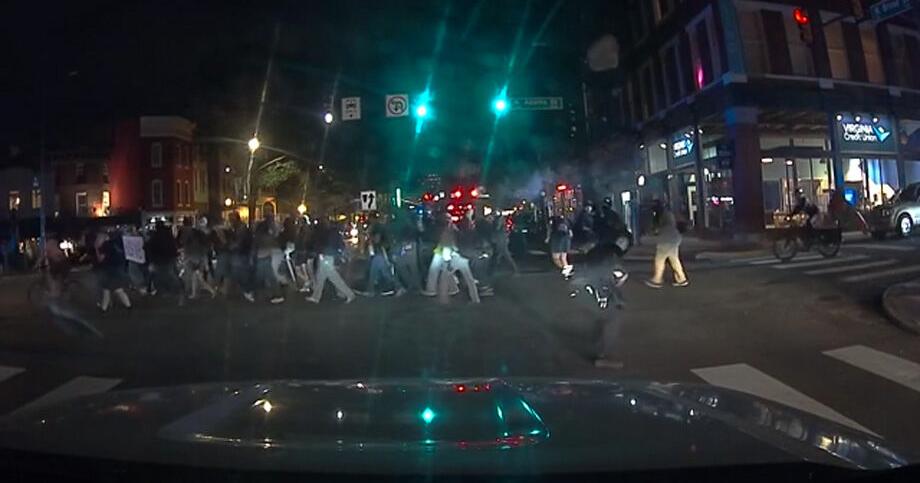 Protester not guilty of throwing rock at VCU police car