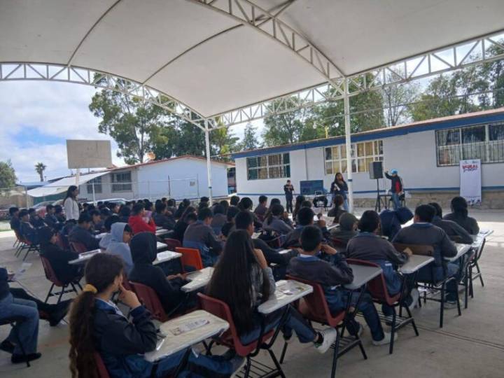 Promueven inclusión y respeto en telesecundaria de Zempoala