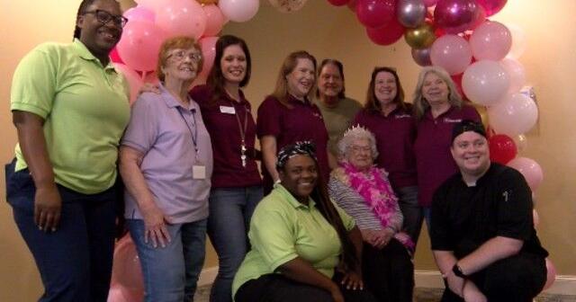 Madison assisted living home surprises 104-year-old resident with birthday party