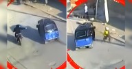 Mototaxista sale corriendo de su vehículo y se salva de morir a manos de sicarios armados en La Libertad