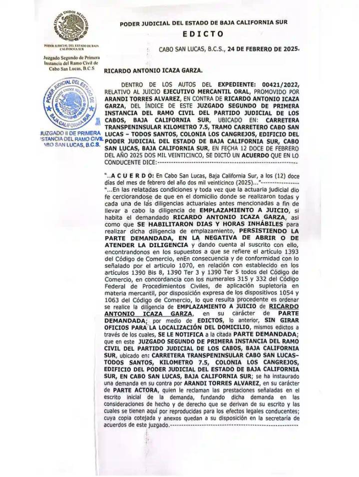 Edicto 00421/2022