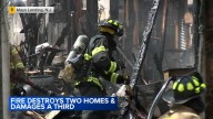 Mays Landing, New Jersey fire destroys 2 homes, damages a third