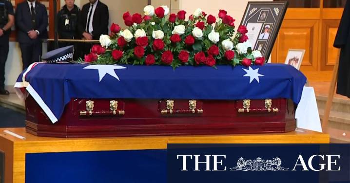 Police officer Neal Thompson laid to rest in Victoria