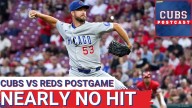 CUBS POSTCAST: The Chicago Cubs are NEARLY no hit by the Cincinatti Reds and lose 1