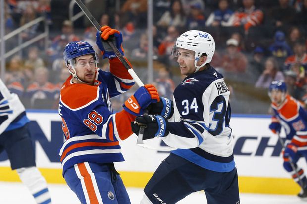 The Winnipeg Jets lose 4-0 to the Oilers in NHL preseason action