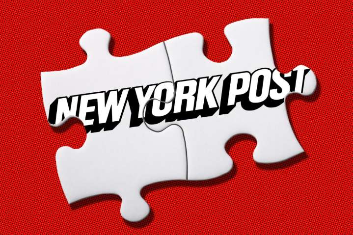 Daily Jigsaw Puzzle - New York Post Front Cover