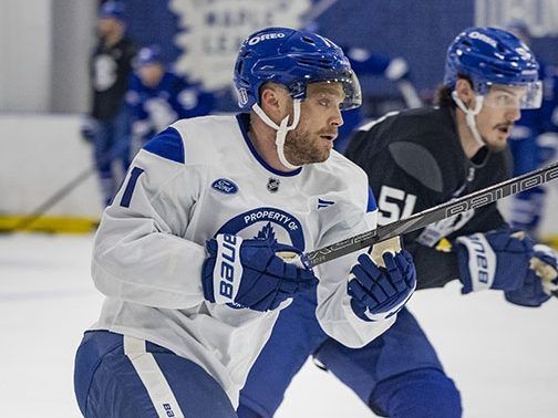 Training camp takeaways on a busy day at the office for Craig Berube