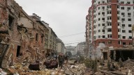 Large Russian Drone And Missile Attack On Kyiv Kills 4 And Wounds At Least 10