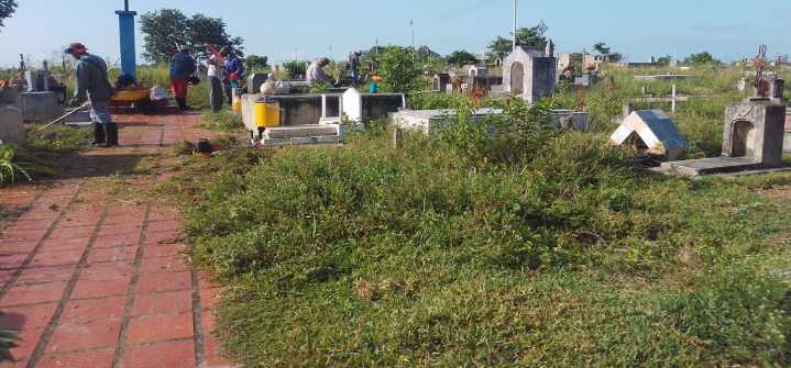 Alcaldía de Punceres inició rehabilitación integral del cementerio de Quiriquire