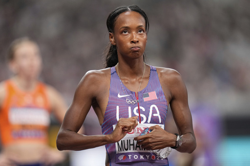 Dalilah Muhammad, former 400 hurdles record holder and Olympic champion, saying farewell in Tokyo