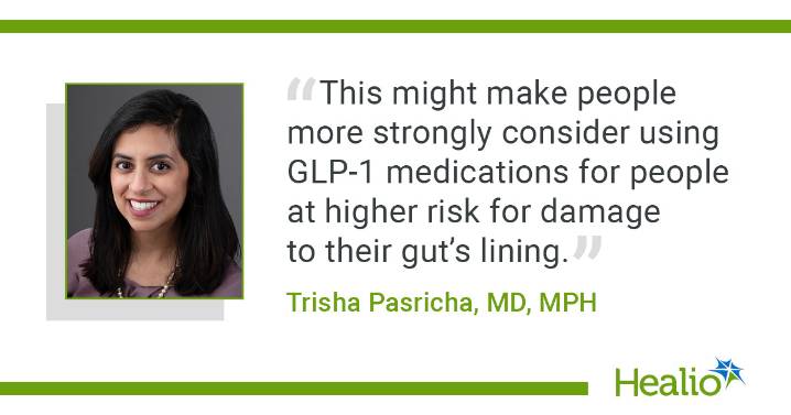GLP-1s linked to reduced risk for peptic ulcer disease