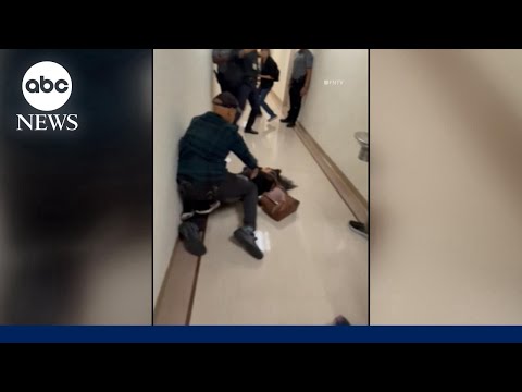 ICE officer 'relieved of current duties' after violent confrontation caught on camera