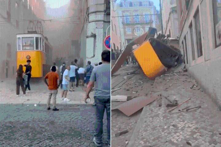 Descarriló un tranvía en Lisboa: hubo 15 muertos y varios heridos