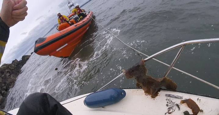 Three people stranded on island in the Firth of Forth as rescue crew race to scene