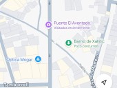 Cambio al puente Xallitic en Google Maps causa enfado