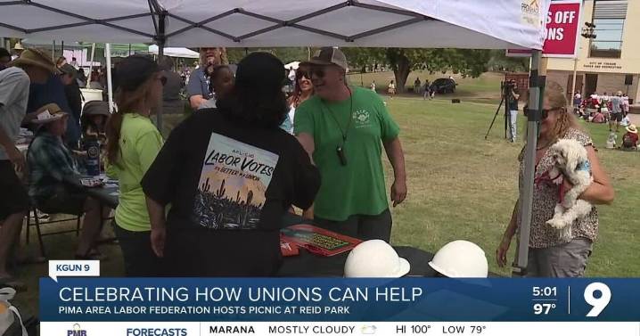 Unions celebrate Labor Day, think politics