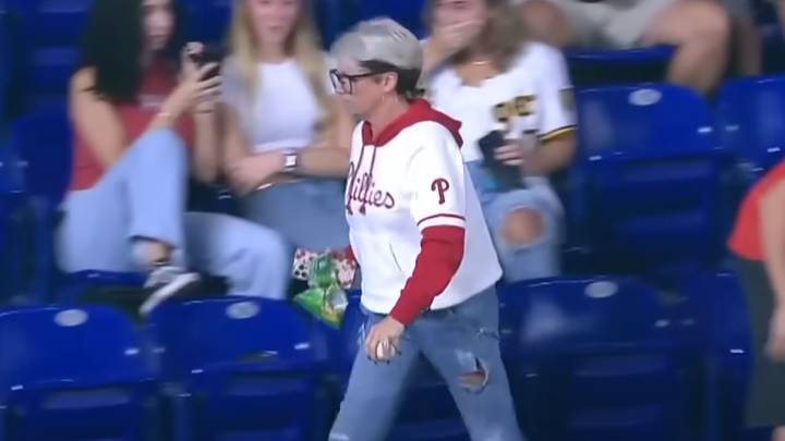Dad Involved in Viral Ball-Snatching Tells Fans Not to Attack Phillies Karen