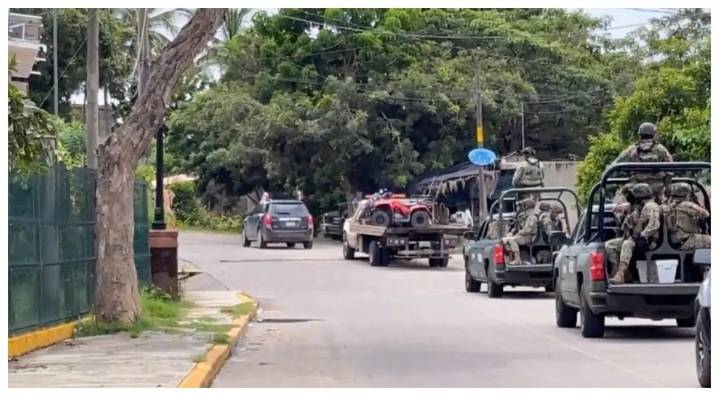 Megaoperativo militar sorprende a El Colomo en vísperas del Grito de Independencia