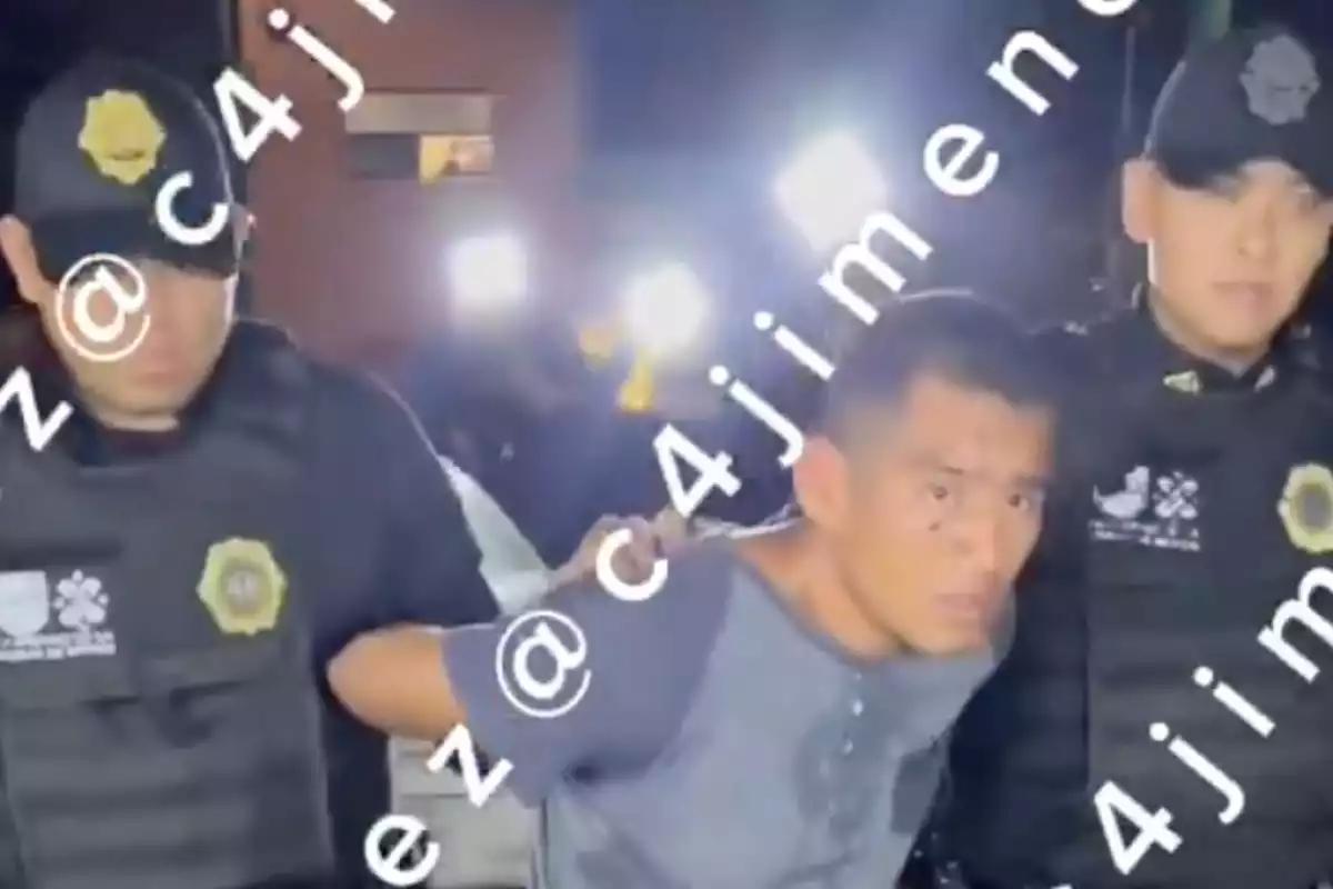 Con brazos y piernas lastimadas, recapturan a reo que escapó del Reclusorio Oriente; así lo encontraron