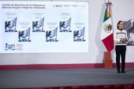 Presidenta de México presenta la cartilla de los derechos de las mujeres en lenguas indígenas