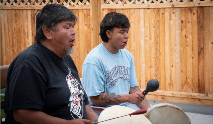 Beating generational trauma: Drumming healing youth in Island First Nation