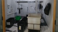 La lluvia inunda y obliga a cerrar dos boxes de la UCI del Hospital de Dénia