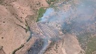 Estabilizado un incendio forestal cerca de Calatayud que ha cortado la circulación del AVE