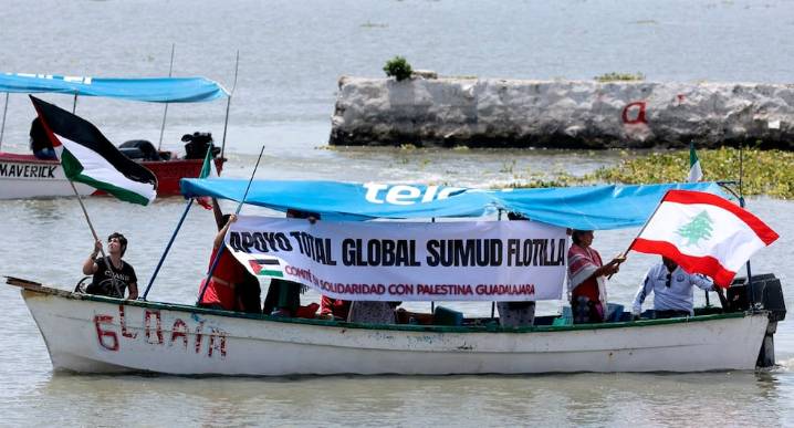 Global Sumud Flotilla: Las autoridades tunecinas desmienten el ataque con dron a la embarcación rumbo a Franja de Gaza | Sidi Bou Said | Family boat | Greta Thunberg | Israel | Hamás 